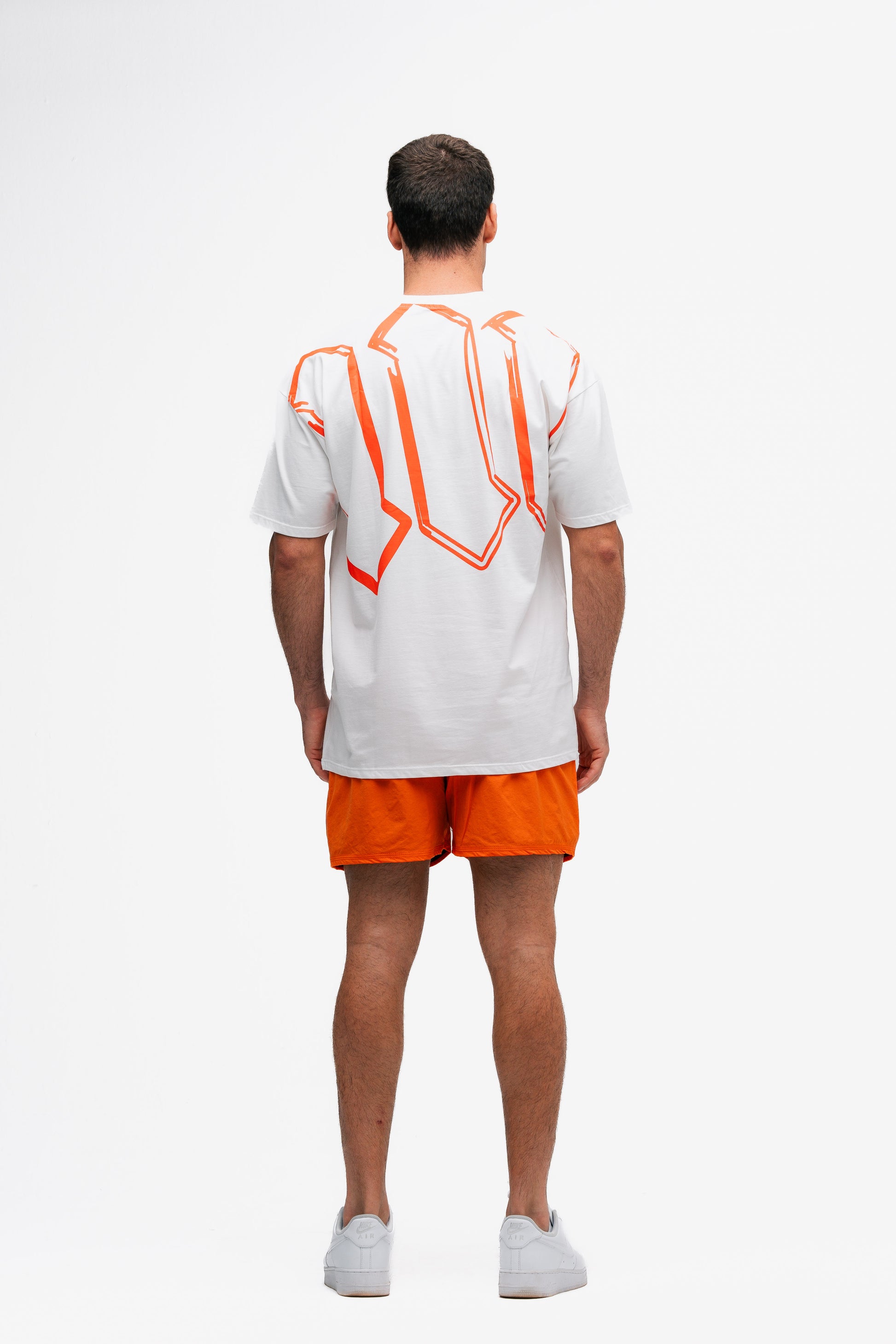 Camiseta Oversized Mith Nation Graphic Doodle Off White