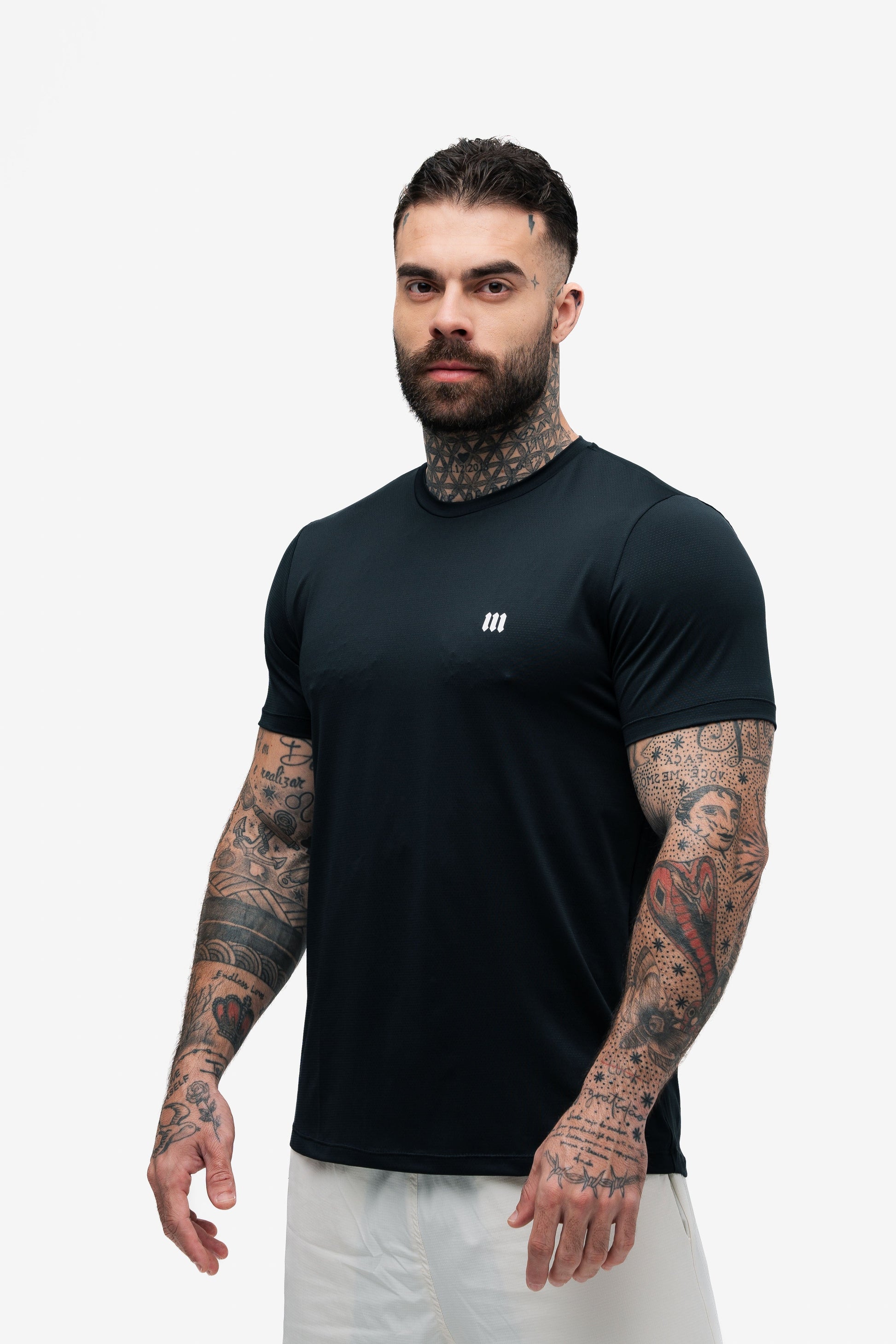 Camiseta Dry Fit Logo Preto