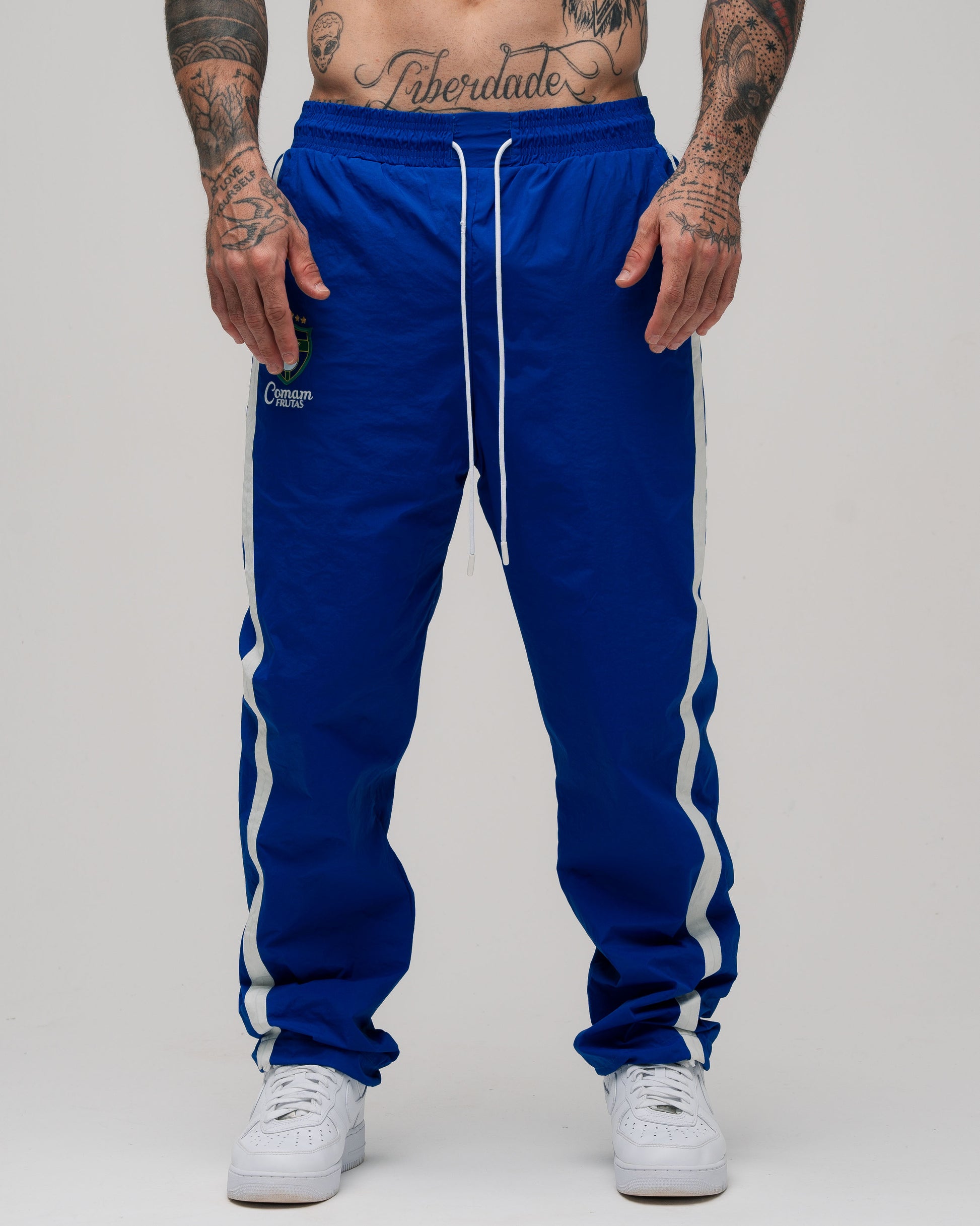 Calça de Tactel Mith Comam Frutas Azul Royal
