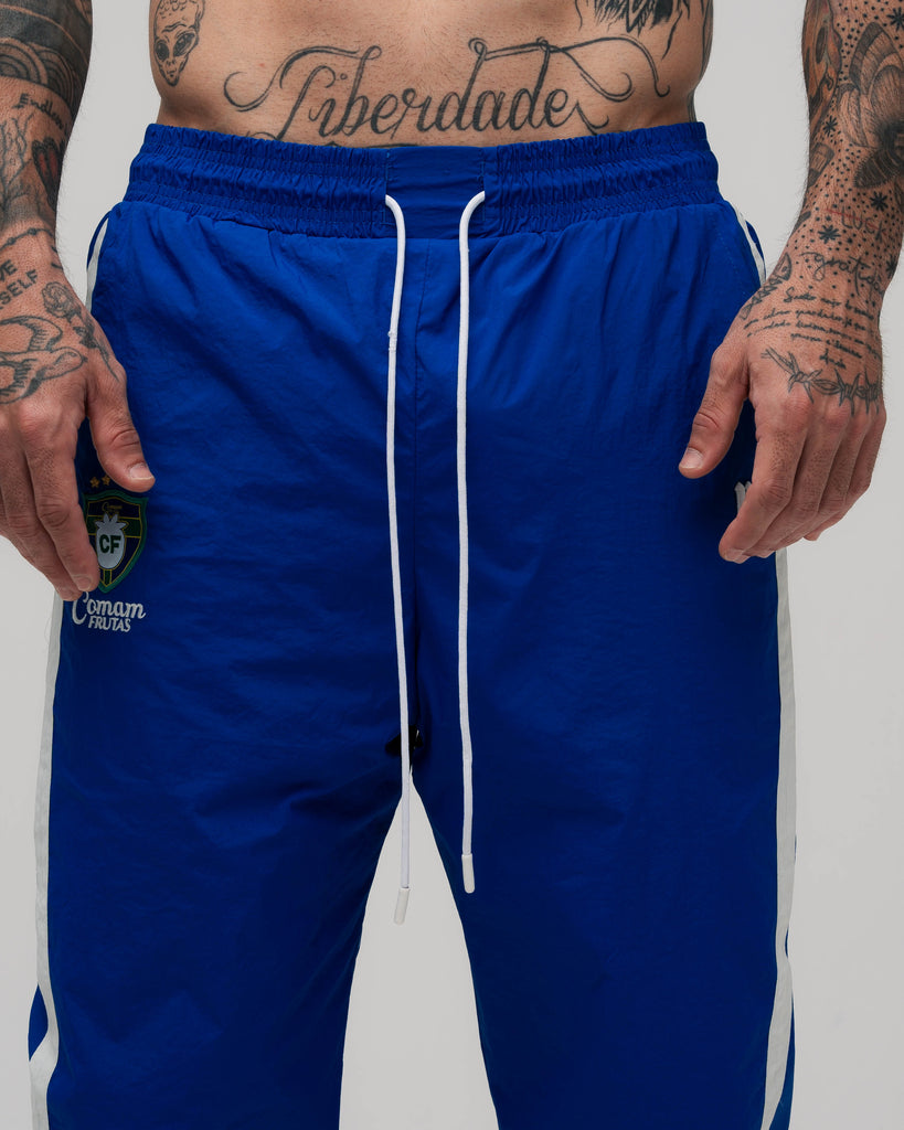 Calça de Tactel Mith Comam Frutas Azul Royal