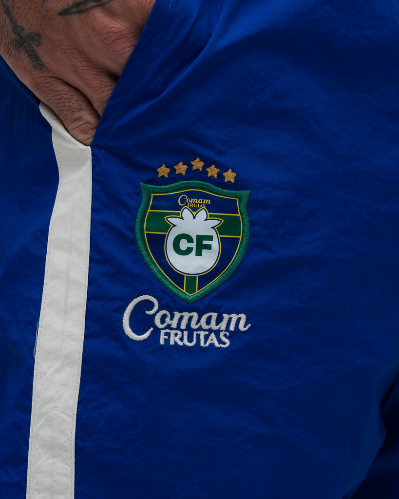 Calça de Tactel Mith Comam Frutas Azul Royal