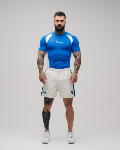 RashGuard <strong>Compressão </strong> Mith Comam Frutas BR Azul