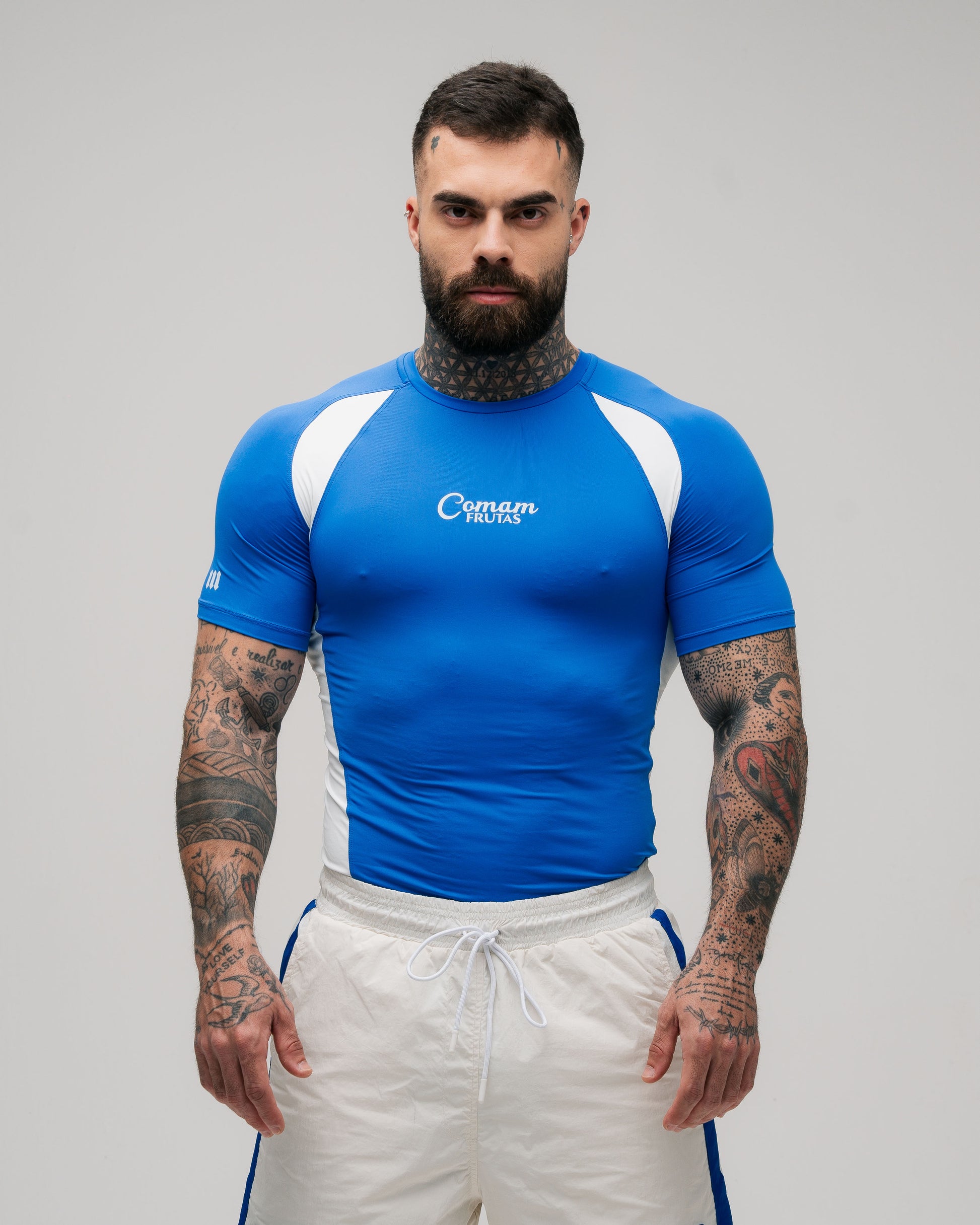 Rash Guard Mith Comam Frutas Azul Royal