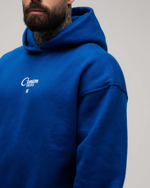 Blusa Moletom Box Comam Frutas Azul