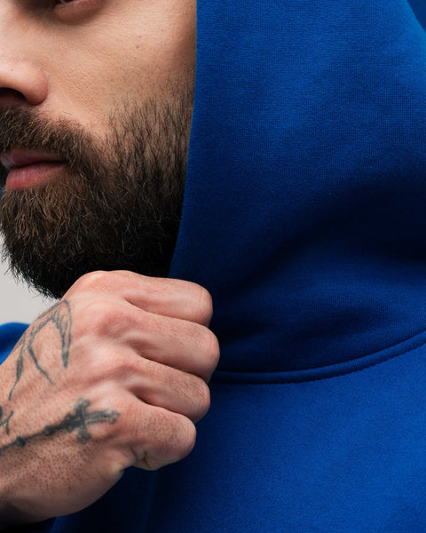 Blusa Moletom Box Comam Frutas Azul