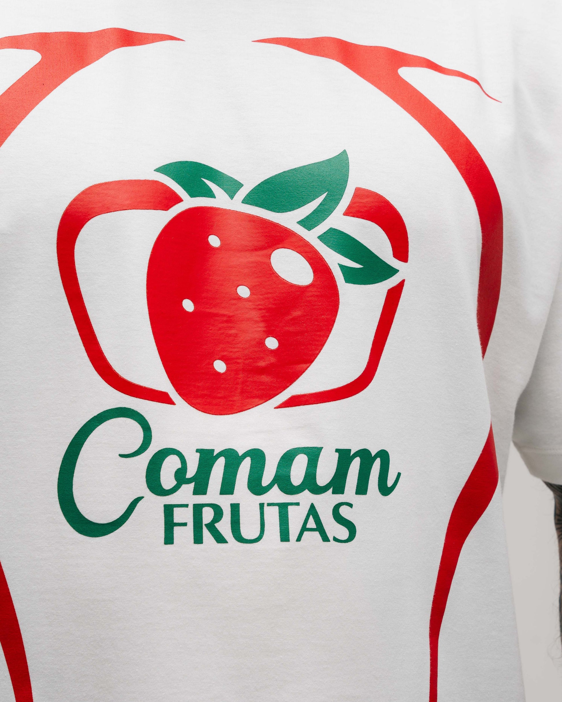 Camiseta Mith Comam Frutas BR Number 10 Off White