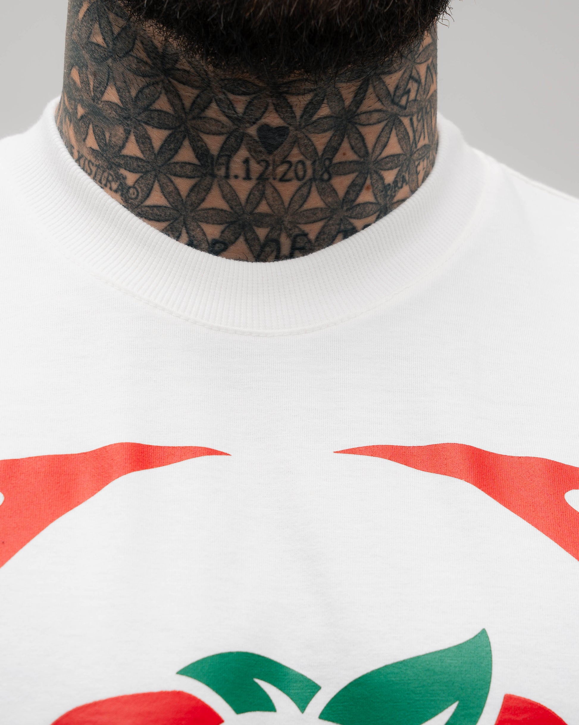 Camiseta Mith Comam Frutas BR Number 10 Off White