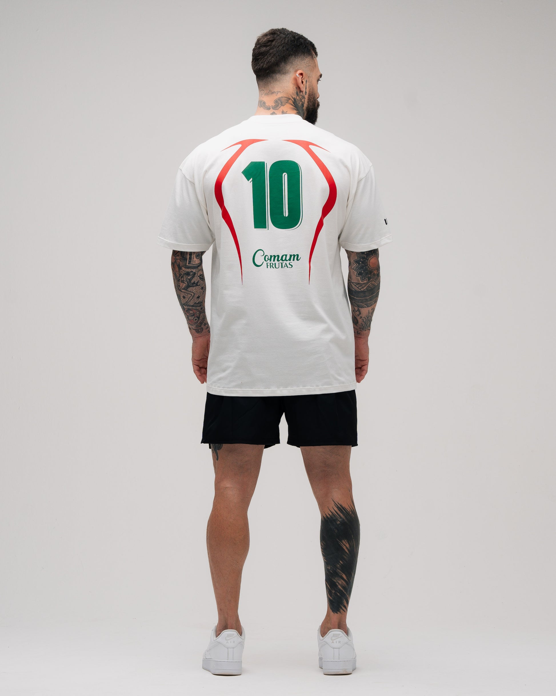 Camiseta Mith Comam Frutas BR Number 10 Off White