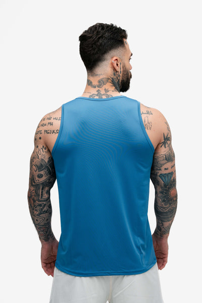 Regata Tank Top Dry Fit Logo Light Blue