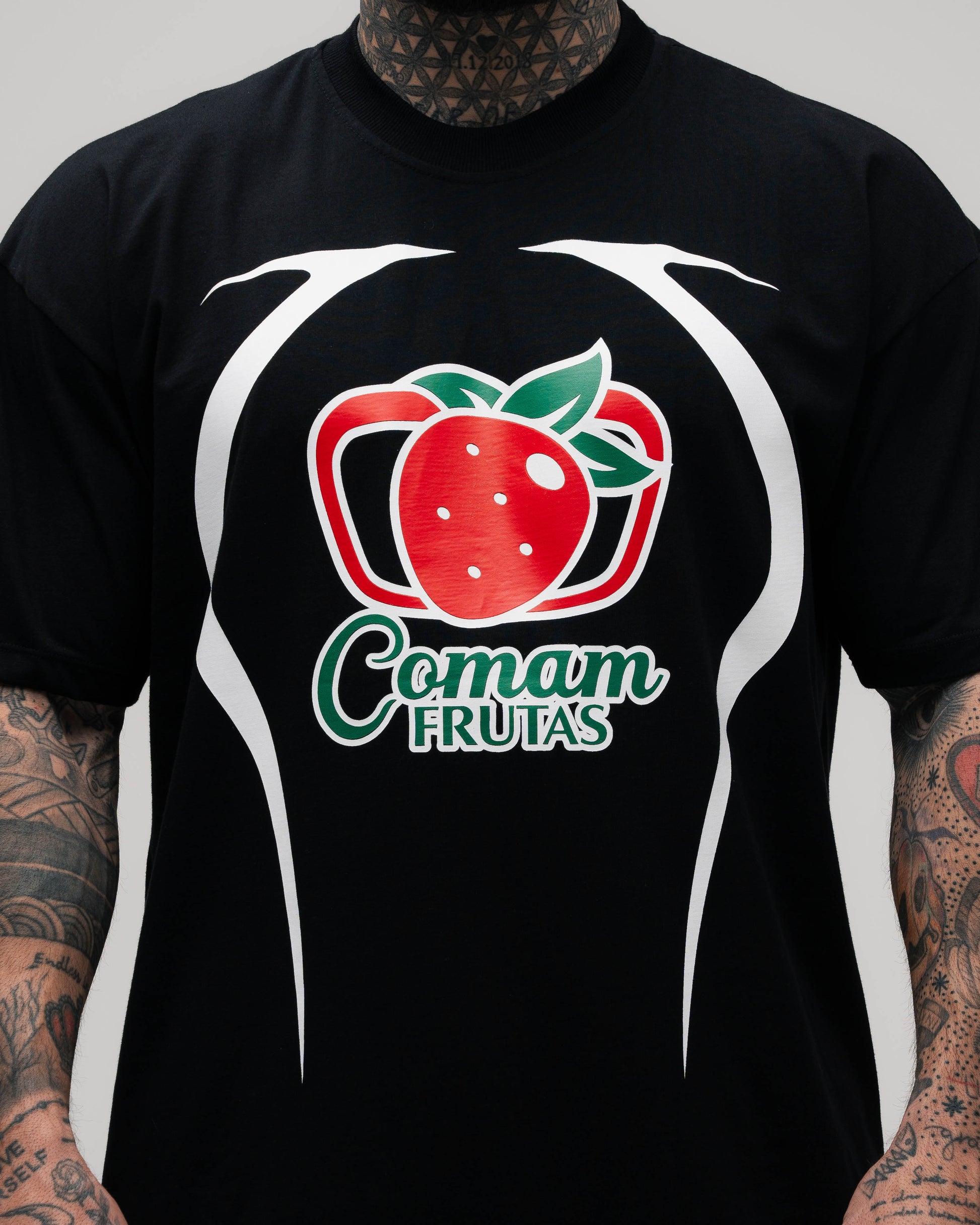 Camiseta Mith Comam Frutas BR Number 10 Preto