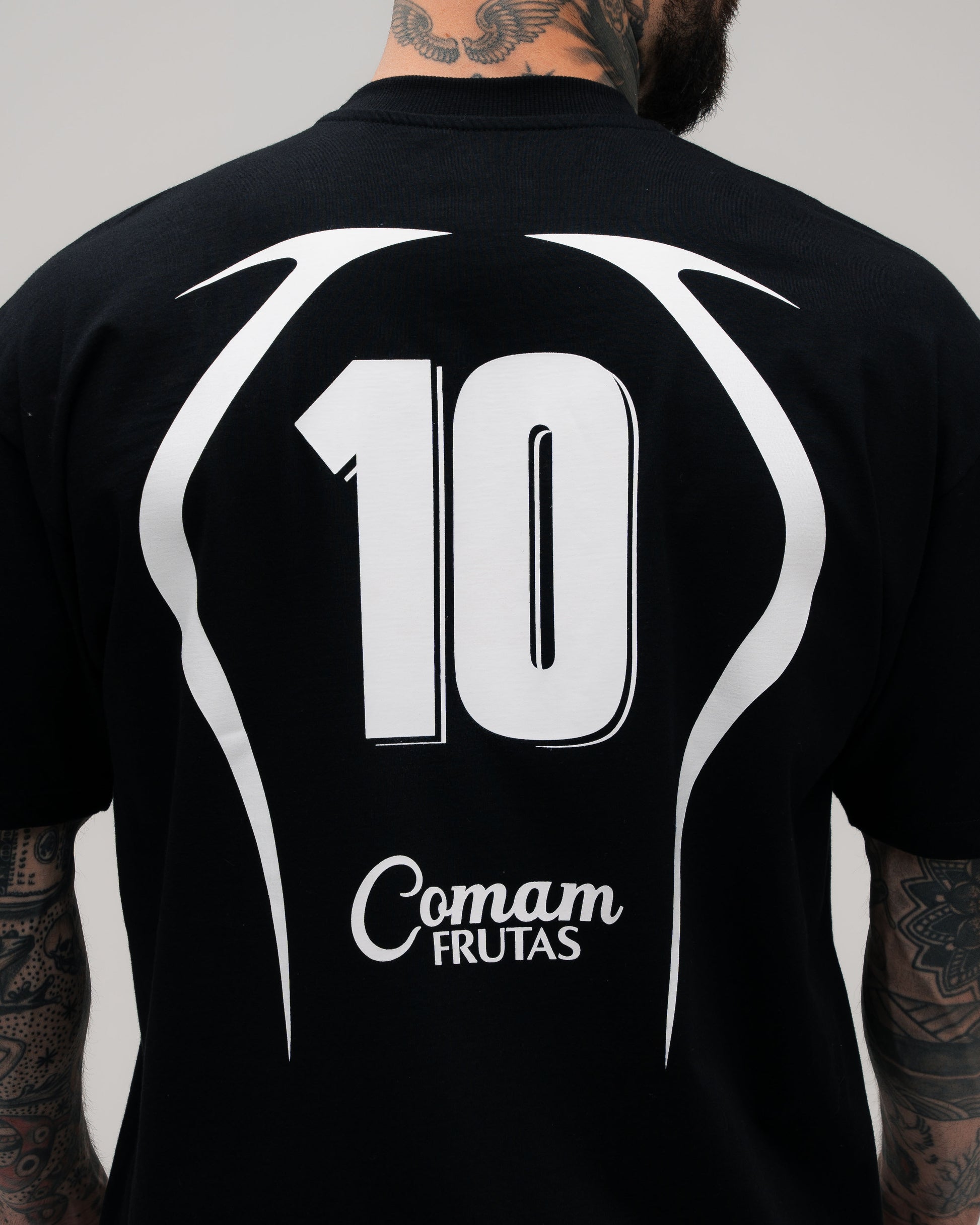 Camiseta Mith Comam Frutas BR Number 10 Preto