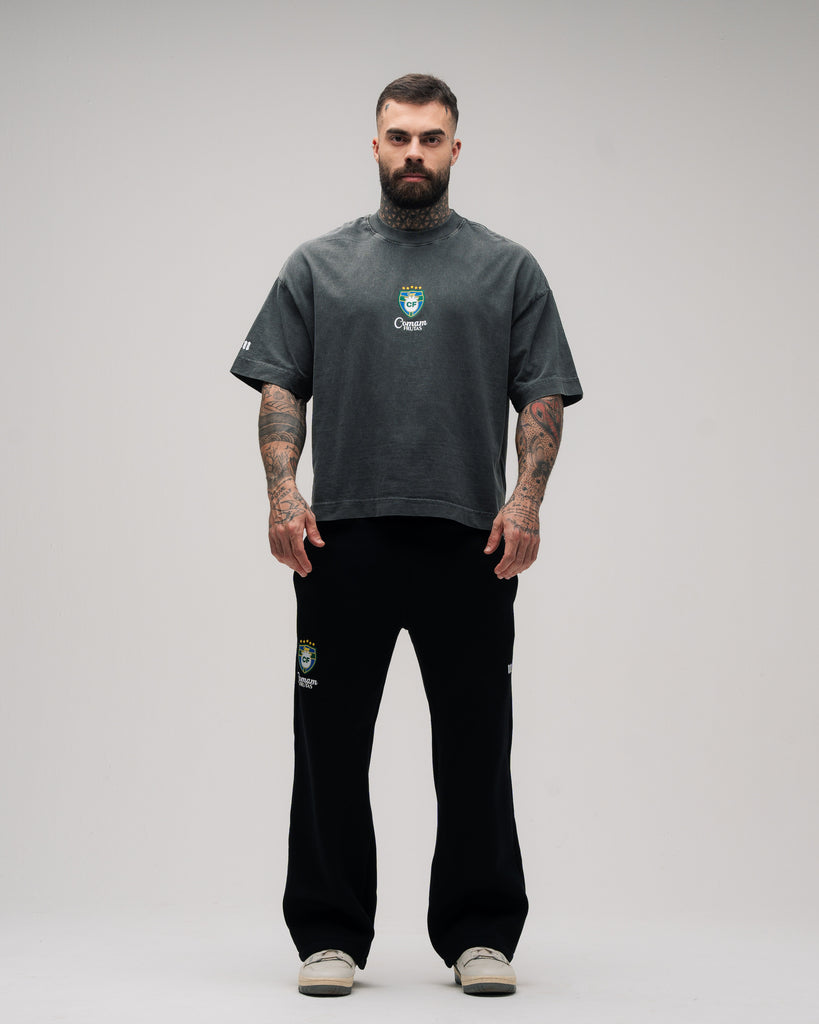 Camiseta Box Estonada Mith Comam Frutas Guaraná Preto
