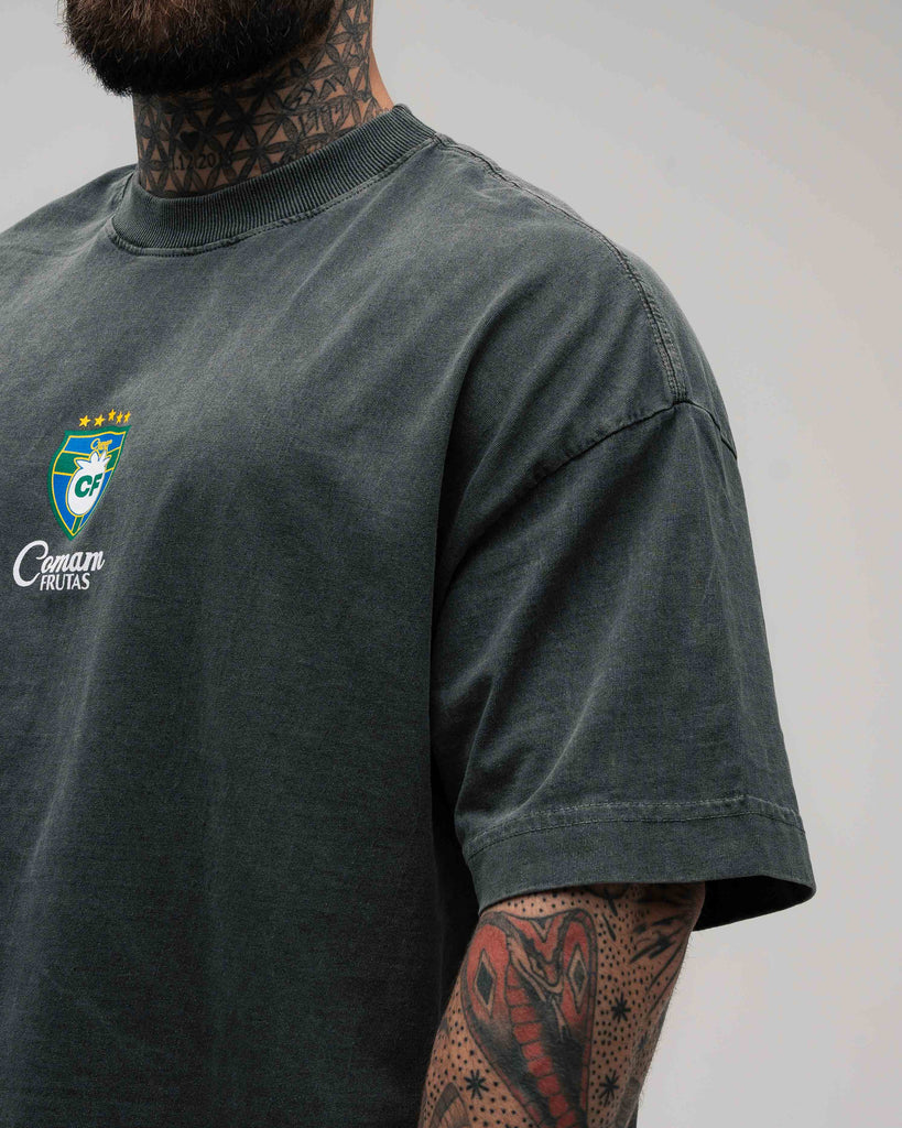 Camiseta Box Estonada Mith Comam Frutas Guaraná Preto