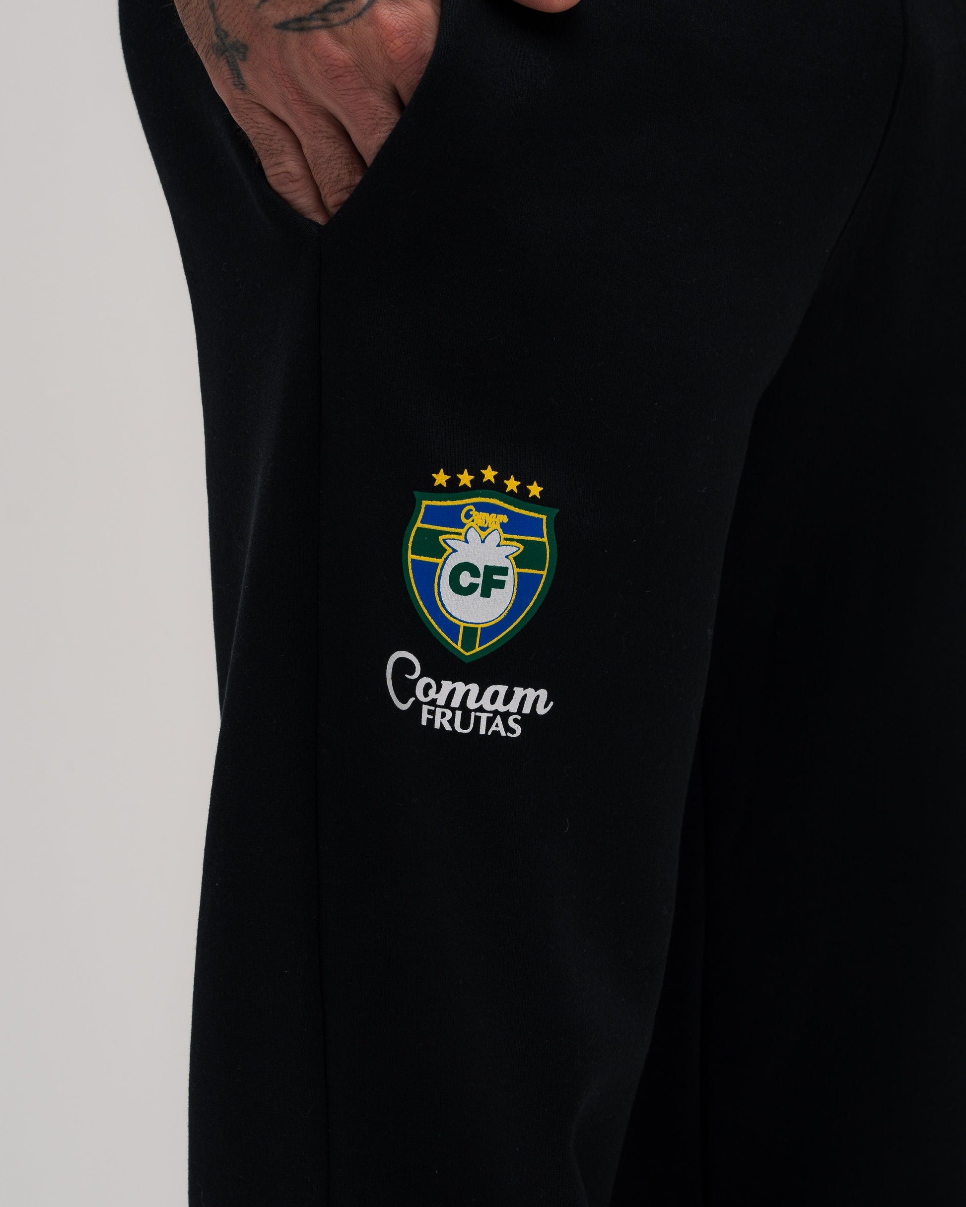 Calça de Moletom Mith Comam Frutas BR Preto