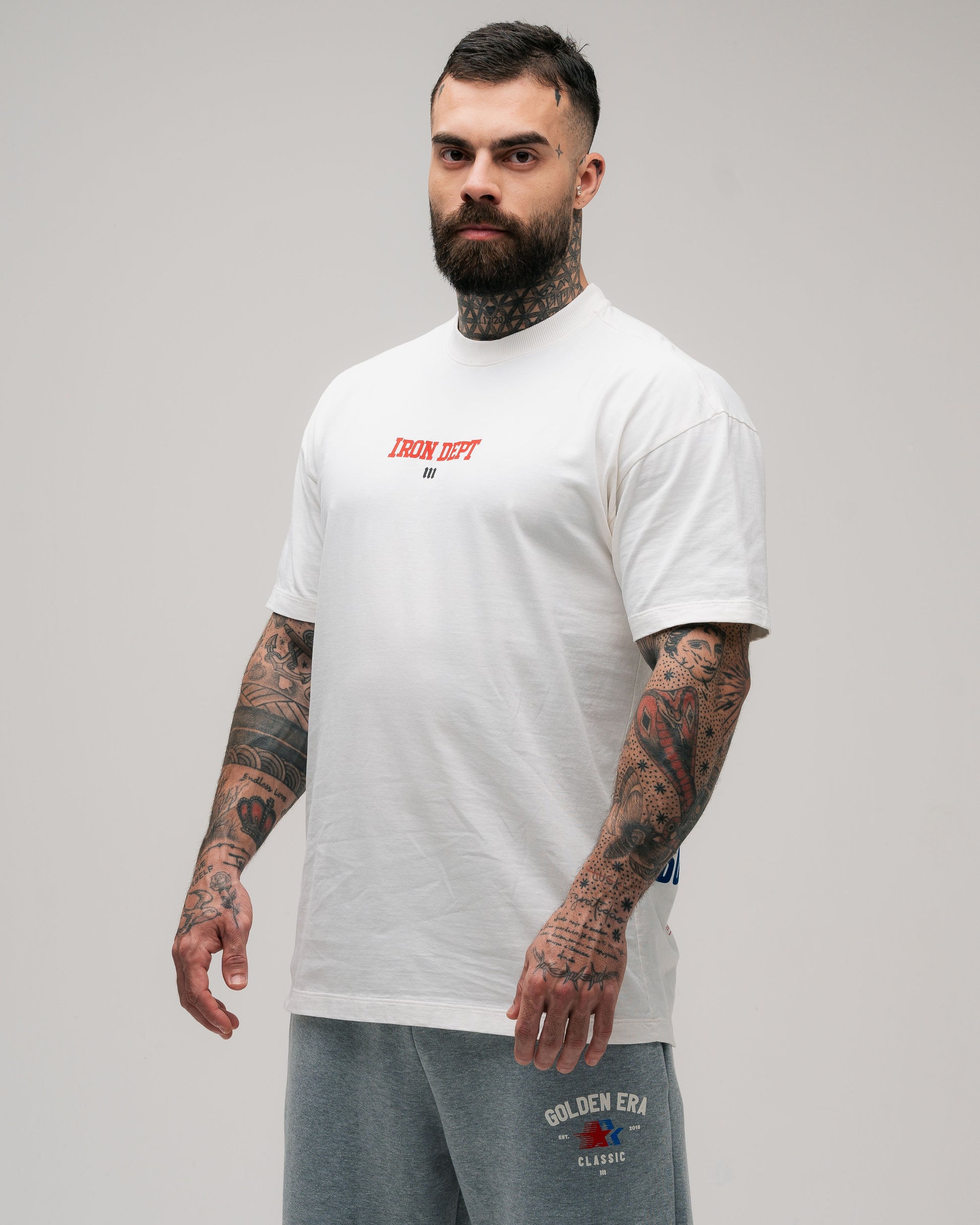Camiseta Oversized Mith Golden Season Off White