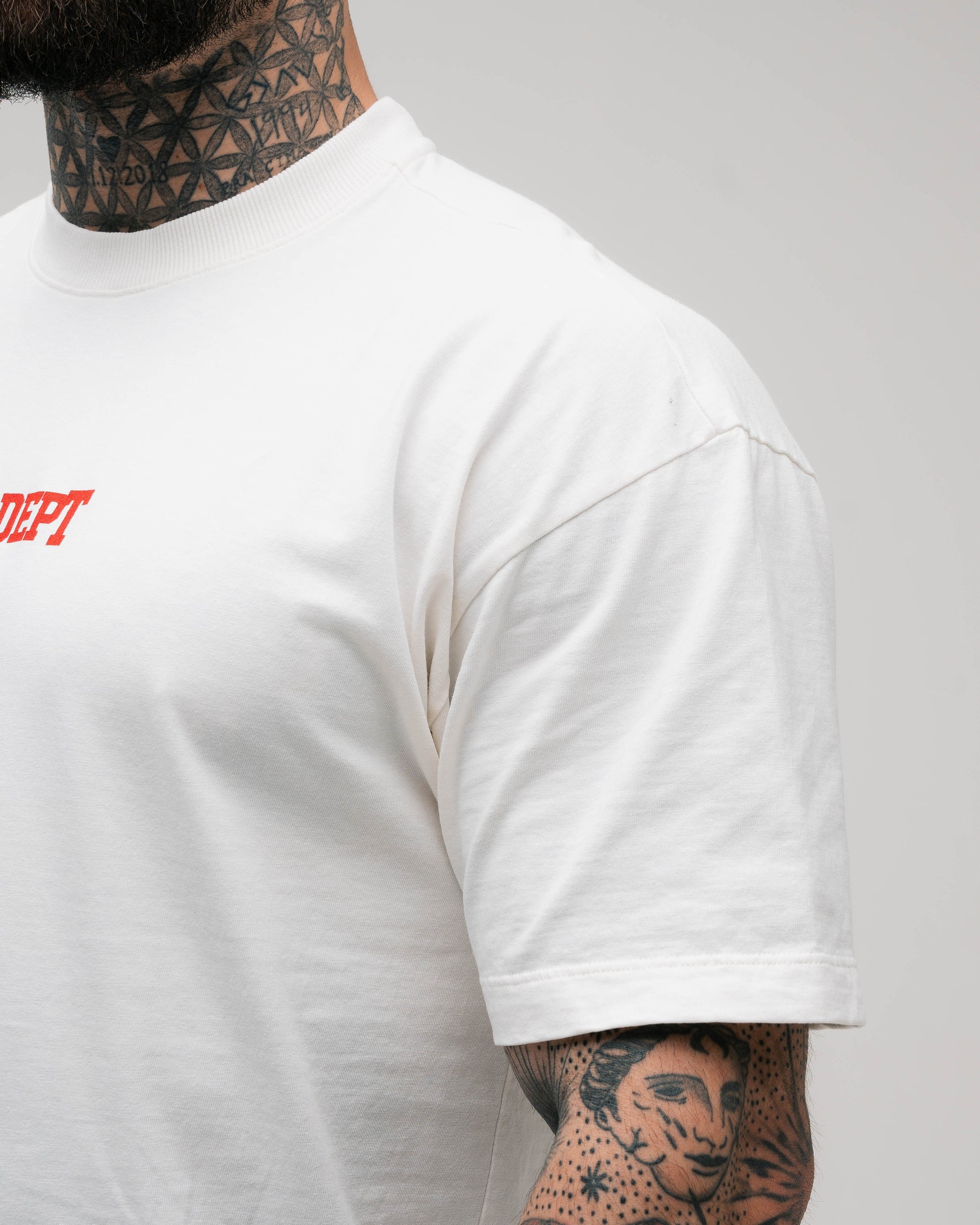 Camiseta Oversized Mith Golden Season Off White