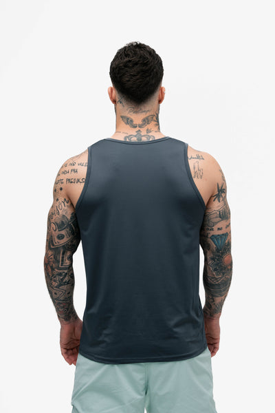 Regata Tank Top Dry Fit Logo Chumbo