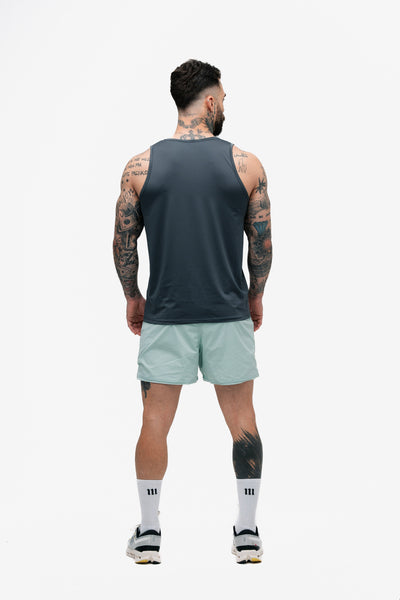 Regata Tank Top Dry Fit Logo Chumbo