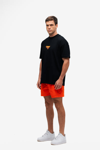 Camiseta Oversized Comam Frutas Gorgons Preto