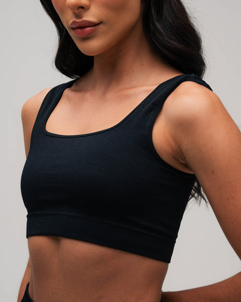 Top Mith Everyday Seamless Preto