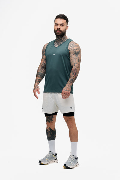 Regata Tank Top Dry Fit Logo Verde