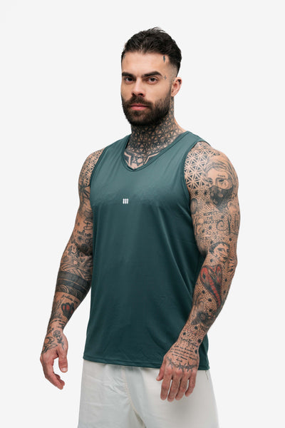 Regata Tank Top Dry Fit Logo Verde