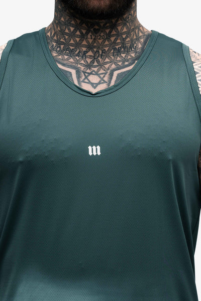 Regata Tank Top Dry Fit Logo Verde