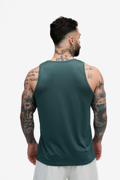 Regata Tank Top Dry Fit Logo Verde