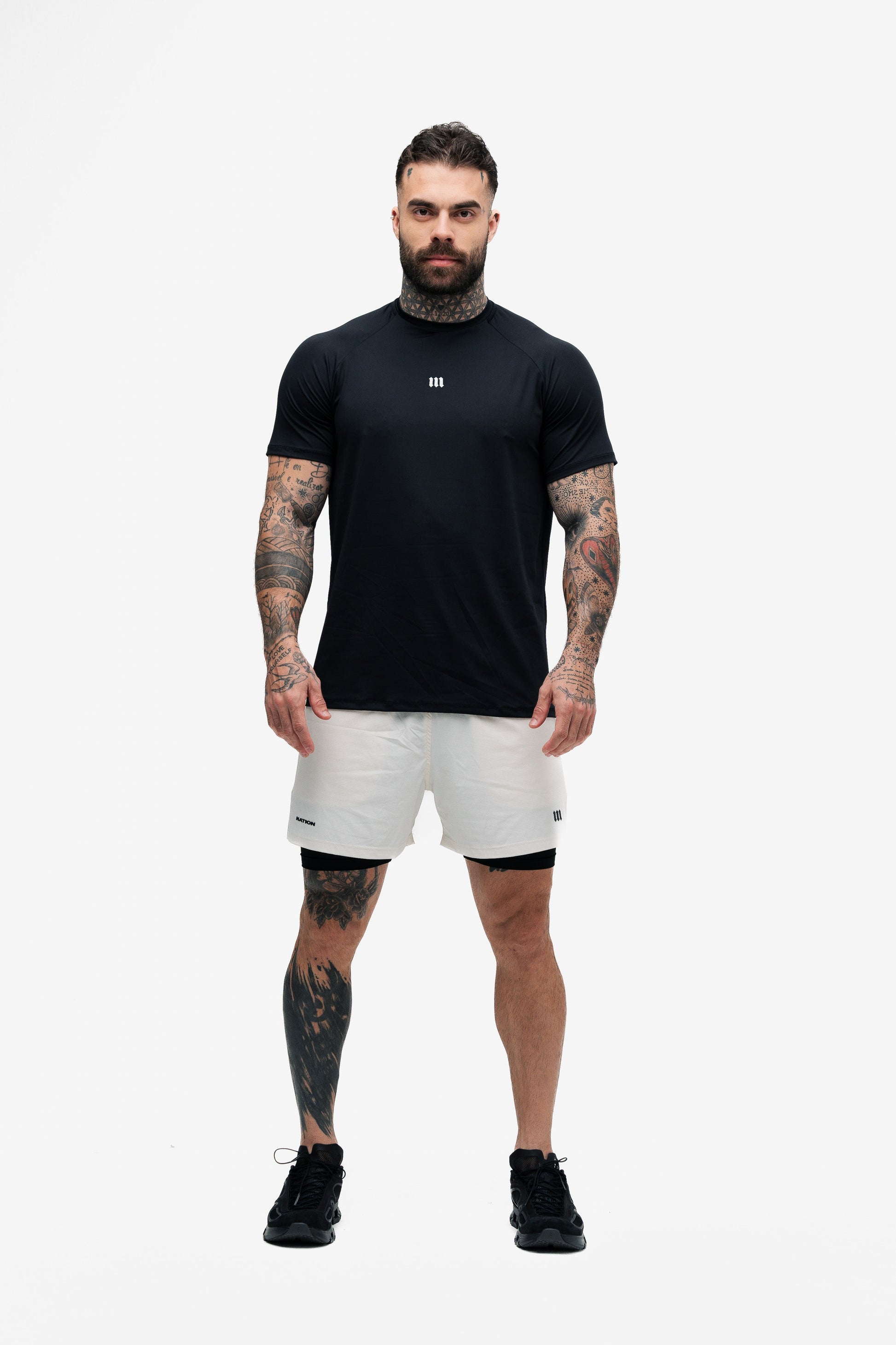 Camiseta Dry Fit Pro Logo Preta Mith