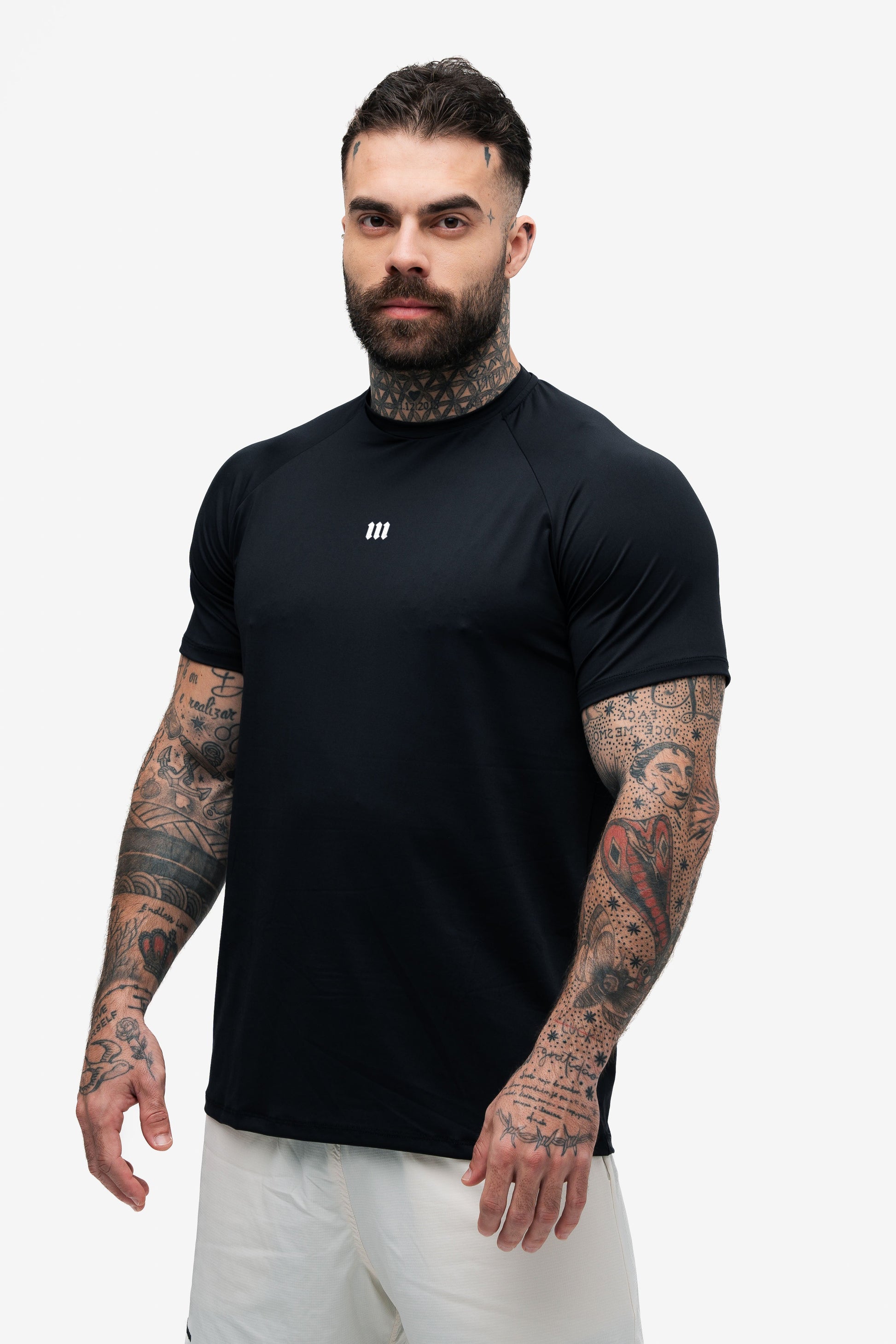 Camiseta Dry Fit Pro Logo Preta Mith