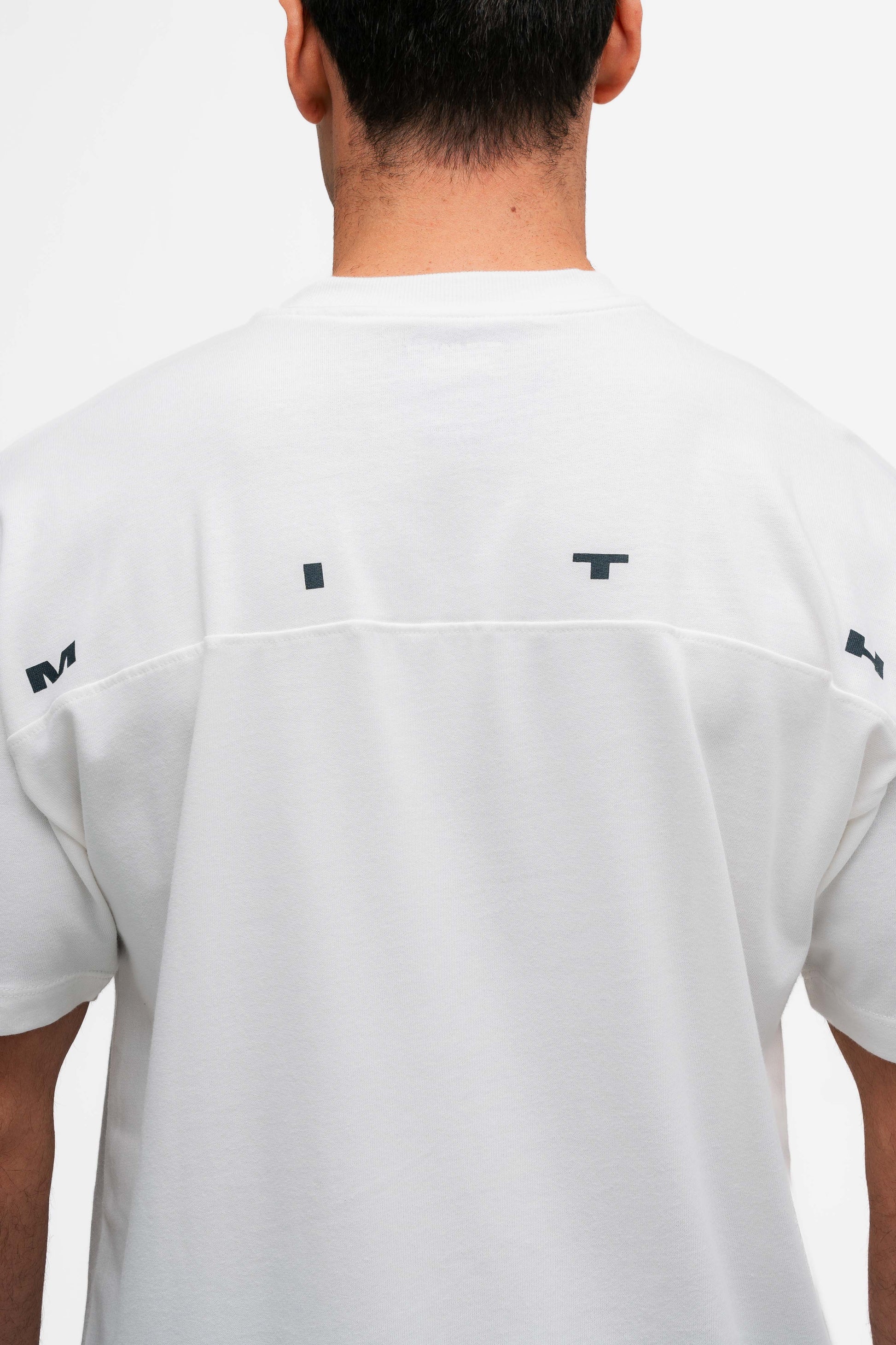 Camiseta Oversized Mith Nation Profile Off White