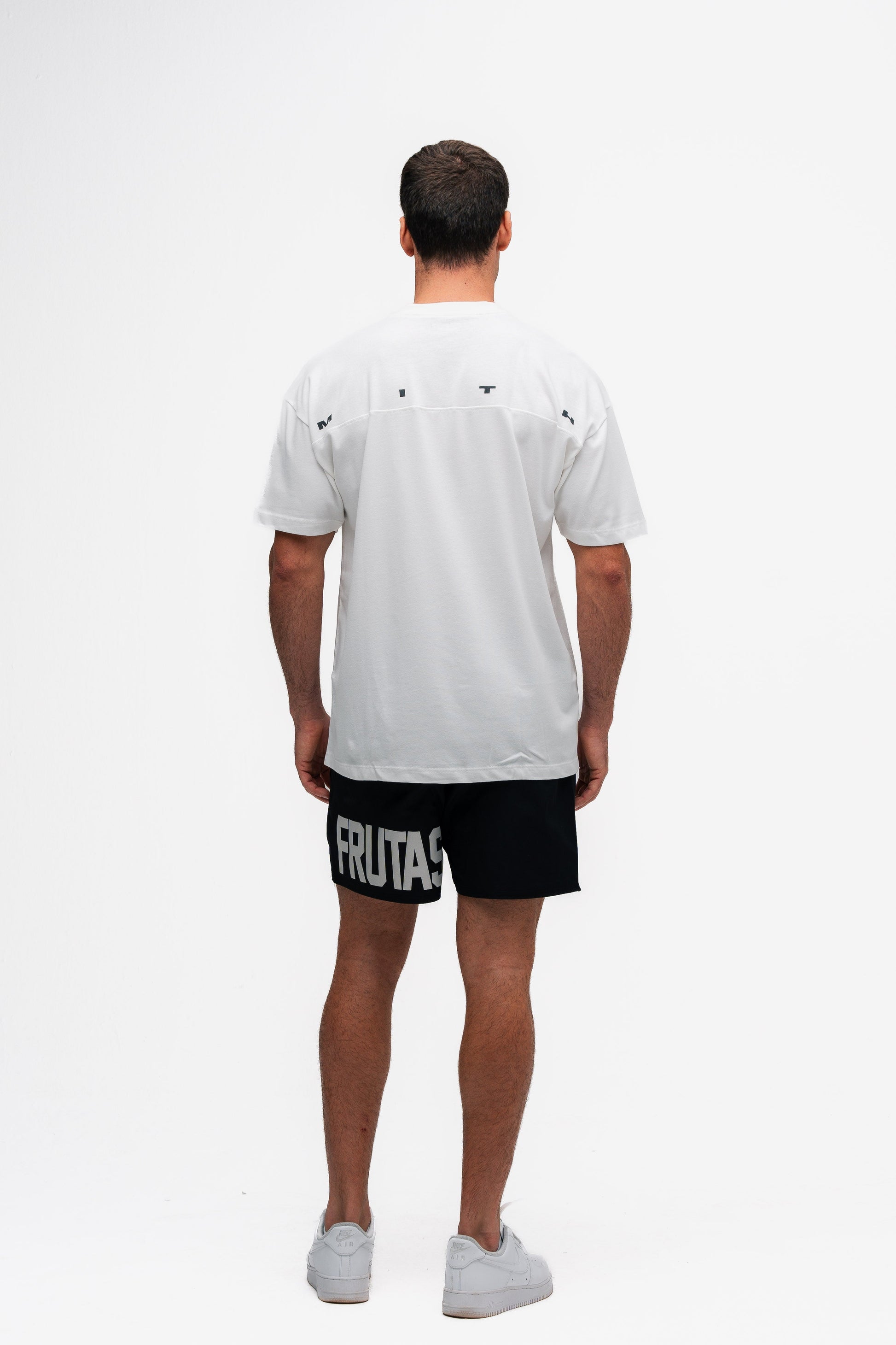 Camiseta Oversized Mith Nation Profile Off White