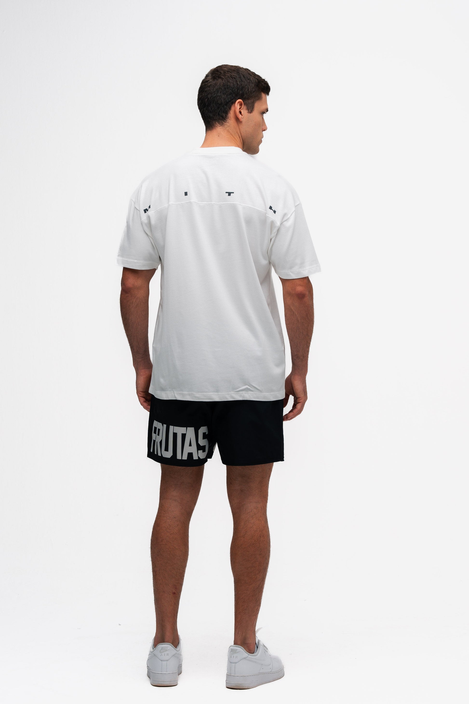 Camiseta Oversized Mith Nation Profile Off White