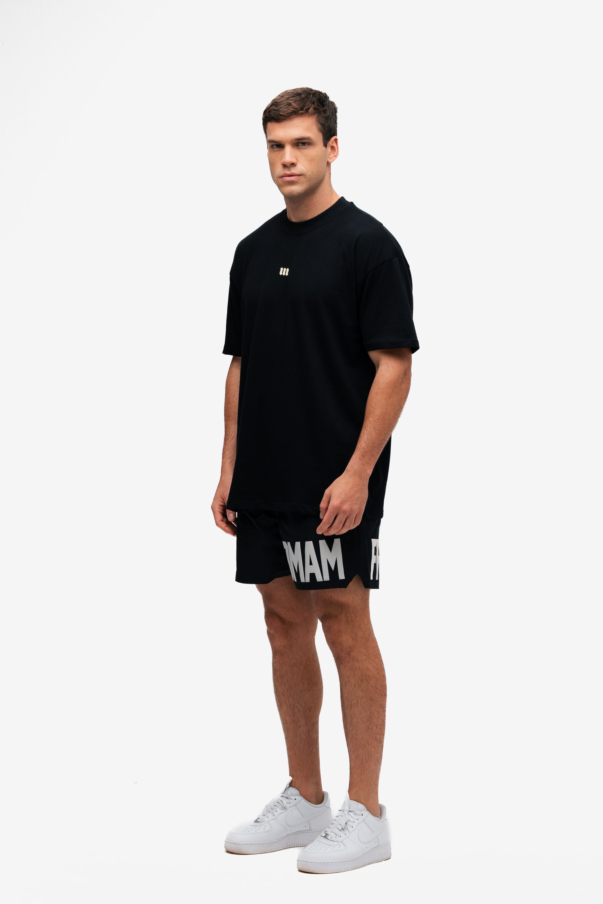 Camiseta Oversized Mith Nation Profile Preto