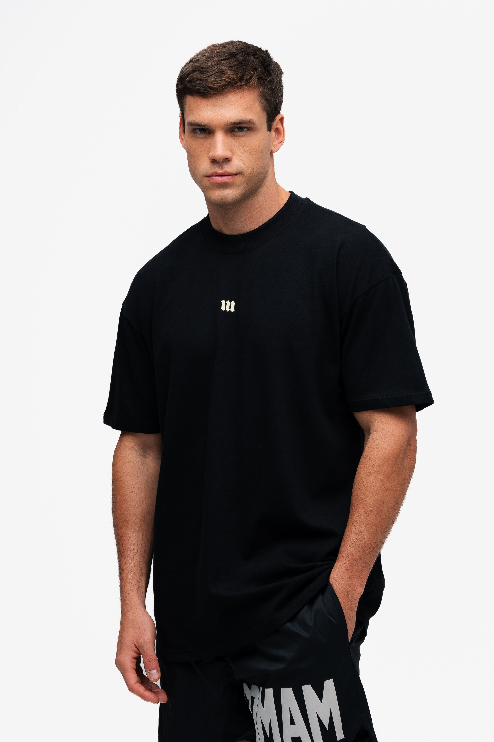 Camiseta Oversized Mith Nation Profile Preto