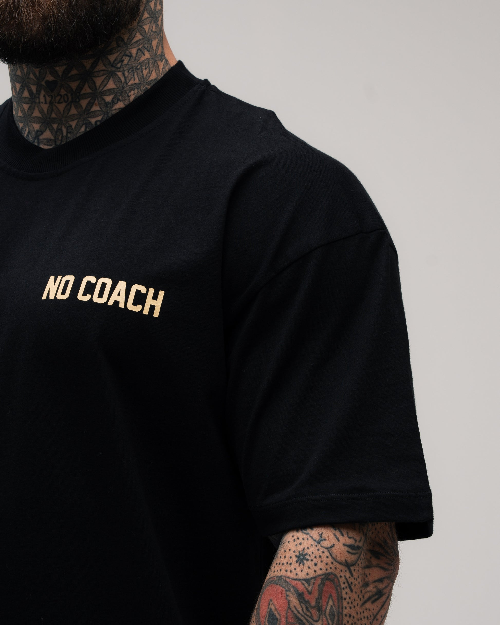 Camiseta Oversized Mith I Have No Coach Preto