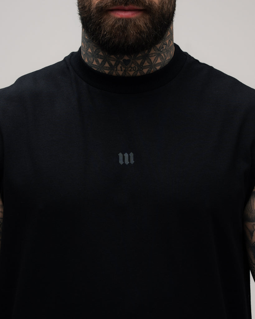 Regata Drop Shoulder Sleveless Trainning Dept. Preto