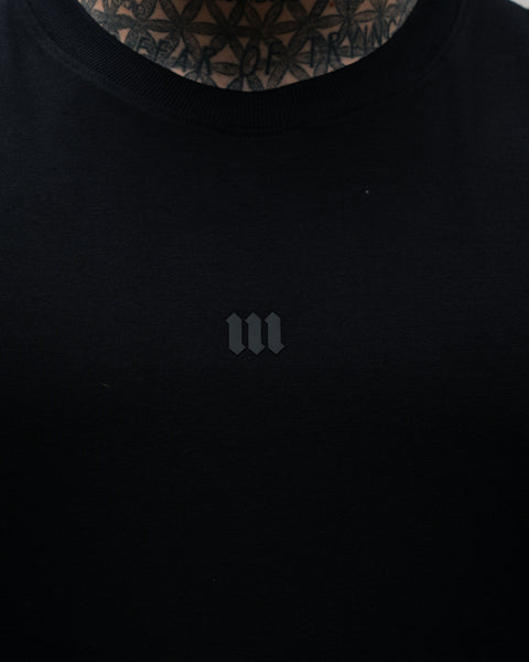 Camiseta Manga Longa Logo Preto