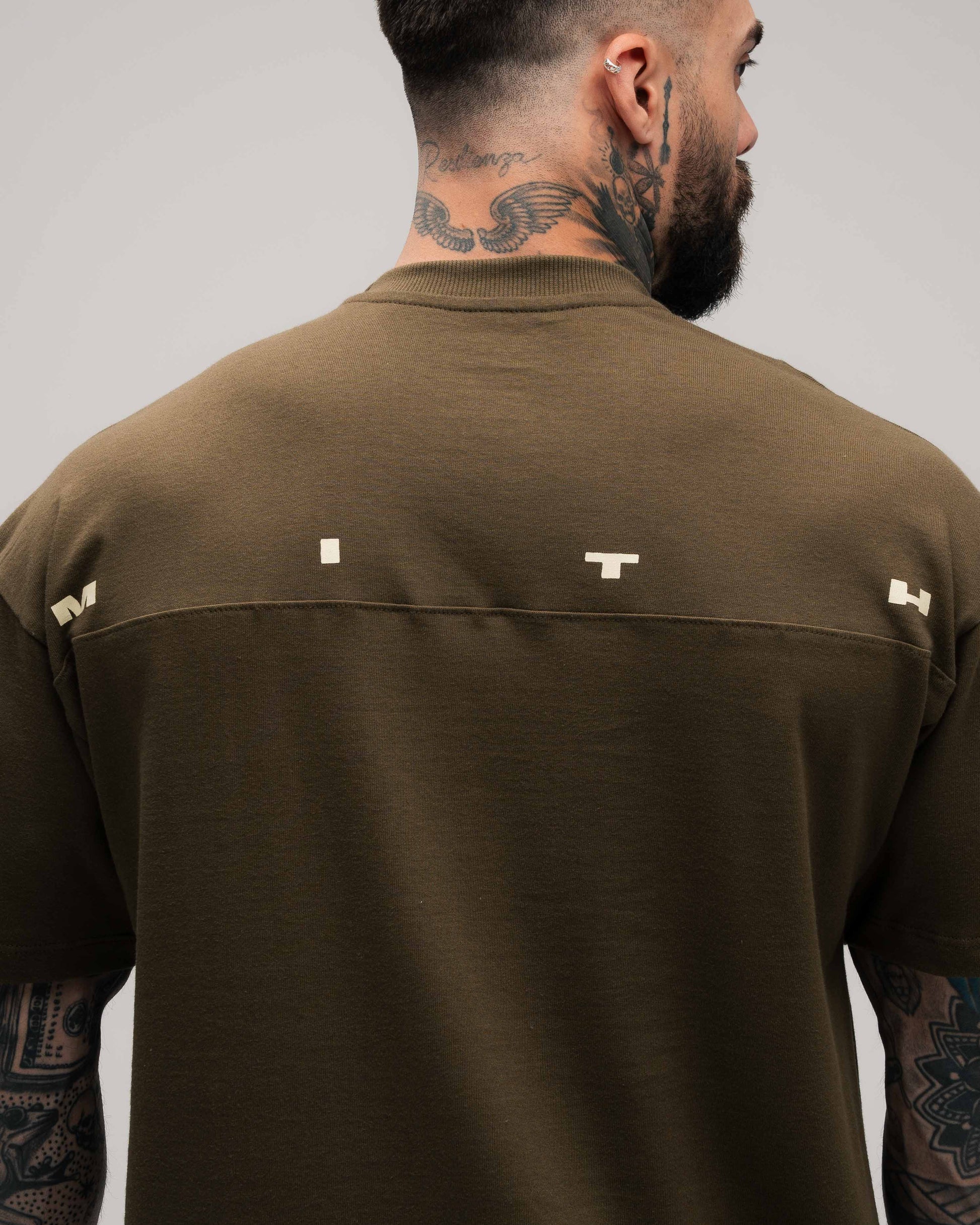 Camiseta Oversized Mith Nation Profile Verde