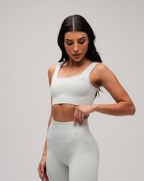 Top Mith Everyday Seamless Cinza