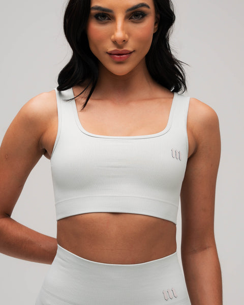 Top Mith Everyday Seamless Cinza