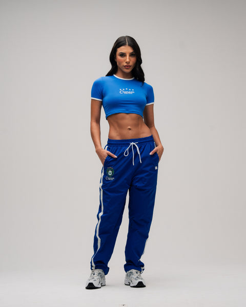 Cropped Mith Comam Frutas Brasileiras Do It Better Azul