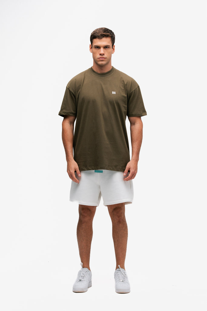 Camiseta Oversized Mith Nation Doodle Verde