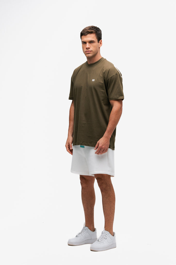 Camiseta Oversized Mith Nation Doodle Verde