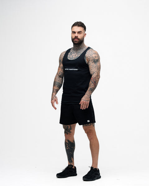 Regata Tank Top Double Side Mith Nation Preto/Azul