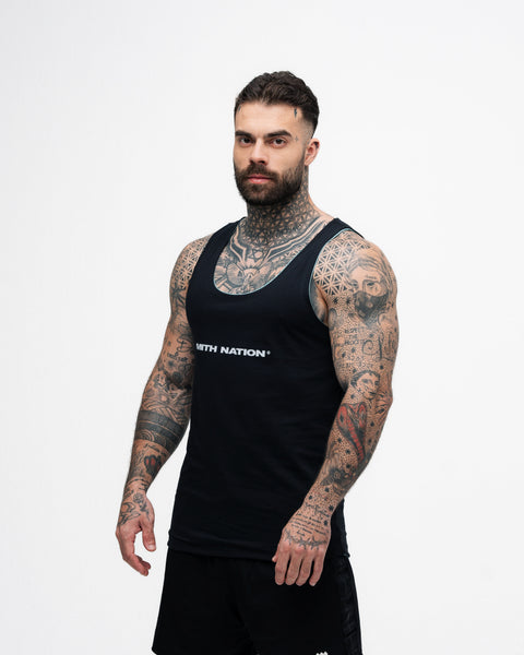 Regata Tank Top Double Side Mith Nation Preto/Azul