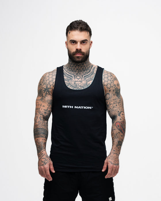 Regata Tank Top Double Side Mith Nation Preto/Azul
