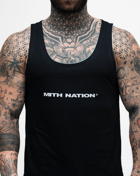 Regata Tank Top Double Side Mith Nation Preto/Azul