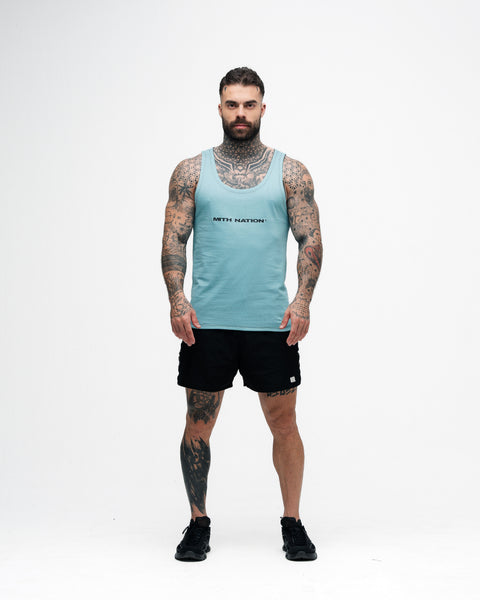 Regata Tank Top Double Side Mith Nation Preto/Azul