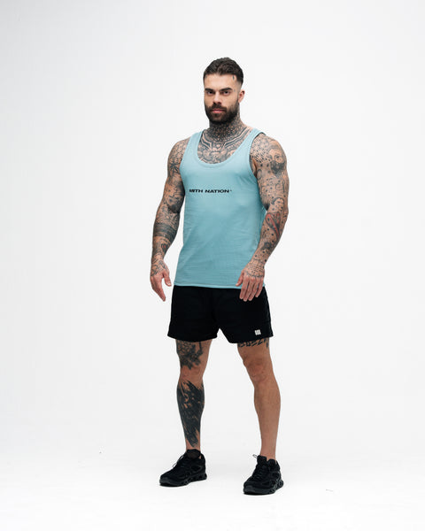 Regata Tank Top Double Side Mith Nation Preto/Azul